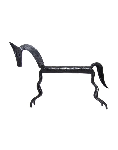 Lootkabazaar Hand Made Iron Metal Animal Horse Sculpture Decorative Show Piece For Home Decor (SEIAHD021903)